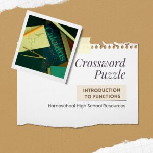 Homeschool High School Calculus | Crossword Puzzle | Homeschool High School Resource